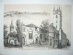 078 / Breskens / Groede / Sluis  / Litho 1884, Antiek en Kunst, Ophalen of Verzenden