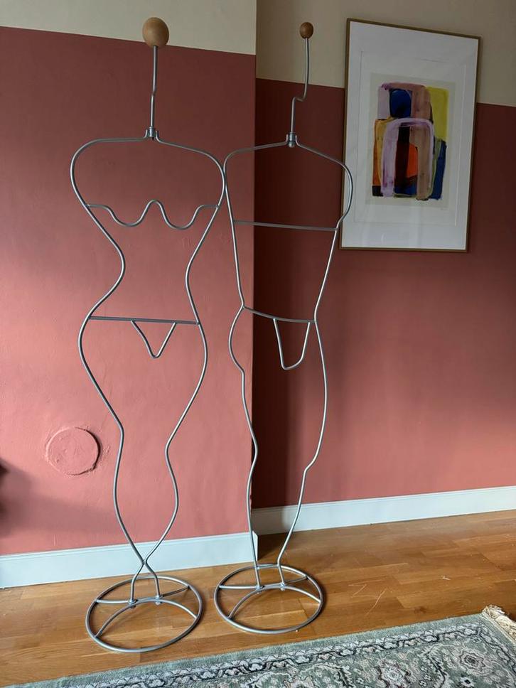 Vintage Ikea Dressboy & Dressgirl Ehlen Johansson, Huis en Inrichting, Woonaccessoires | Kapstokken, Gebruikt, Staande kapstok