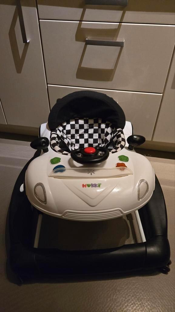 Loopauto - MUKKI, Kinderen en Baby's, Speelgoed | Babyspeelgoed, Gebruikt, Auto, Met licht, Met geluid, Met wieltjes, Ophalen