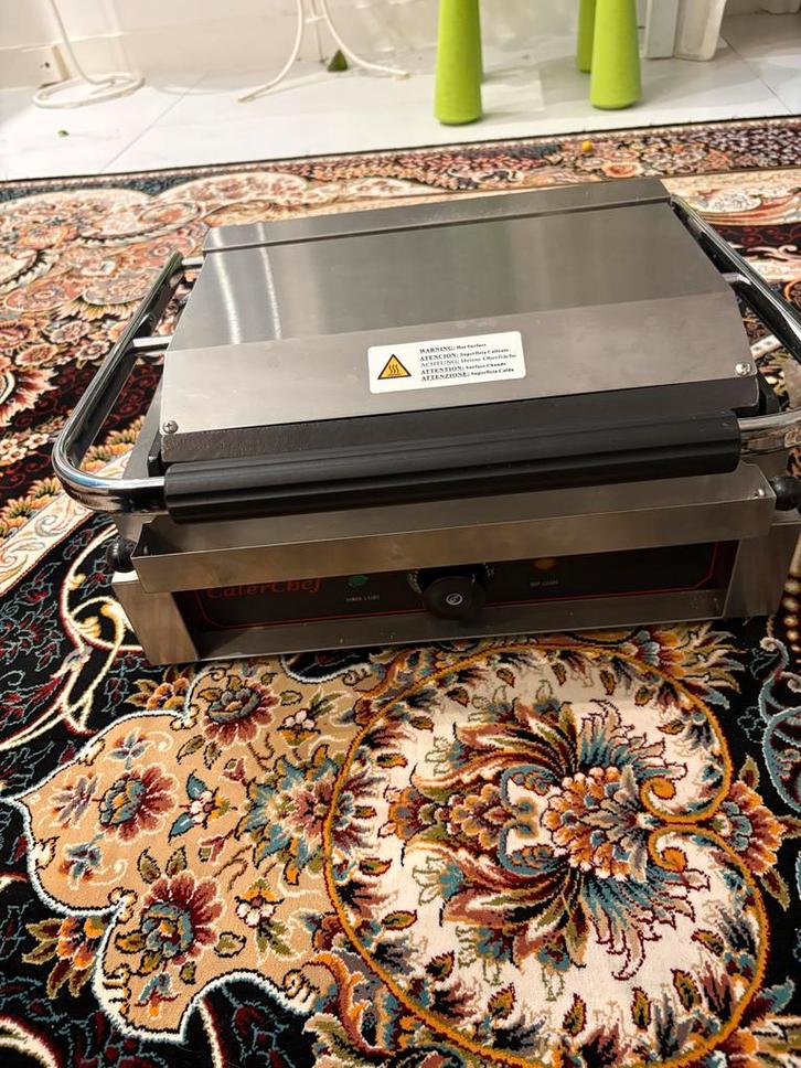 Caterchef Contactgrill - Horeca Keukenapparatuur, Zakelijke goederen, Horeca | Keukenapparatuur, Fornuis, Frituur en Grillen, Gebruikt