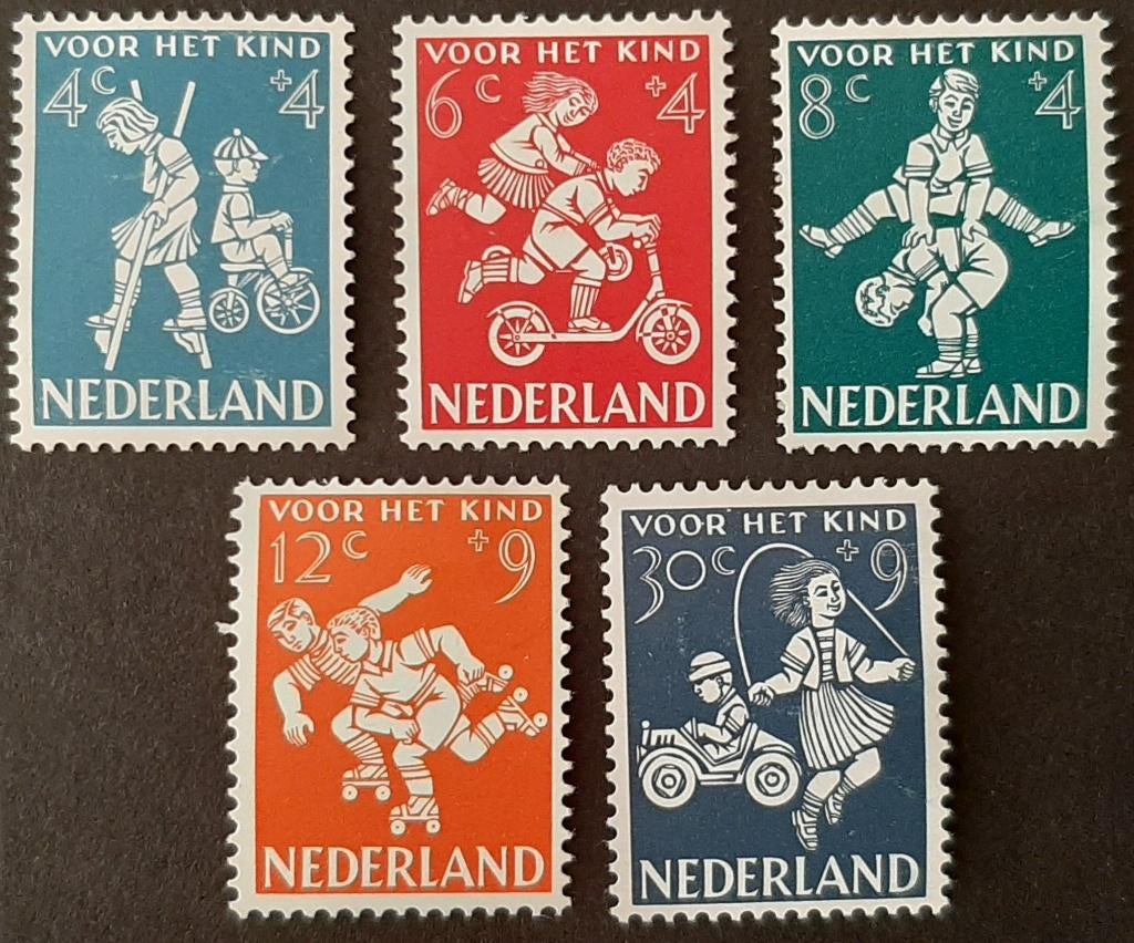 Nederland 1958 nvph 715/719 pfr.pl (Davo), Ophalen of Verzenden, Na 1940, Postfris