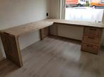 Hoekbureau steigerhout, Huis en Inrichting, Bureaus, Ophalen of Verzenden, Nieuw