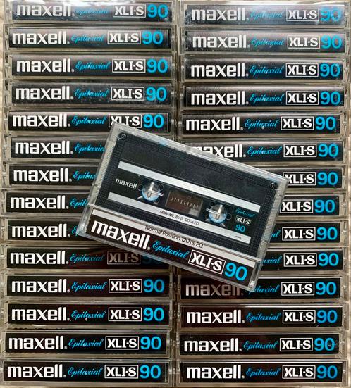 Maxell XLI-S90 JAPAN 1980 cassettebandjes XLIS XLI-S 90 C90, Cd's en Dvd's, Cassettebandjes, Gebruikt, Voorbespeeld, 2 t/m 25 bandjes