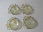 Mid Century/Retro/60s Set van 4 Leuke snack schaaltjes bonbO, Ophalen, Gebruikt, Overige stijlen, Glas