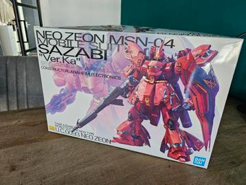 Bandai - Neo Zeon MSN-04 Sazabi Ver.Ka - MG 1/100 beschikbaar voor biedingen