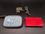 Nintendo ds lite rood met oplader en Pokémon hoesje., Gebruikt, Ophalen of Verzenden, DS Lite, Rood