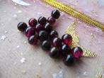 538/ granaat kralen, Ophalen of Verzenden, Nieuw, Kraal