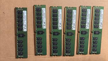 6xHP 16GB DDR4-2400 ECC Registered ServerPN RAM 809082-091 beschikbaar voor biedingen