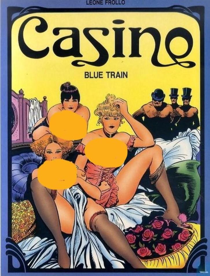 Stripboek Casino Blue train van Leone Frollo, 1992, Boeken, Stripboeken, Zo goed als nieuw, Eén stripboek, Ophalen of Verzenden