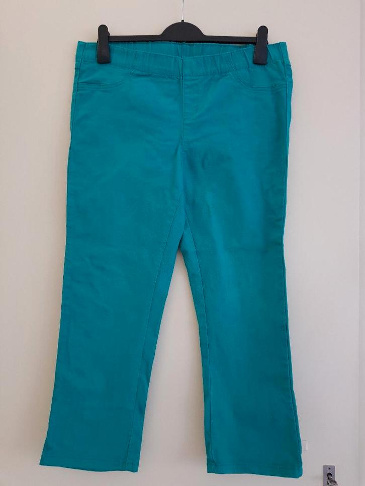 Broek voor dames -- maat 40 / 42 -- C&A, Kleding | Dames, Broeken en Pantalons, Zo goed als nieuw, Maat 38/40 (M), Groen, Lang