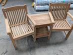 teakhouten tête a tête duobank loveseat, Tuin en Terras, Ophalen, Nieuw, Teakhout