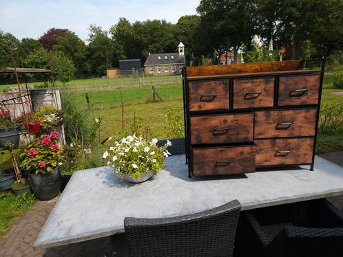 Super leuke metalen ladenkast met 7 lades, Huis en Inrichting, Kasten | Boekenkasten, Gebruikt, 50 tot 100 cm, Minder dan 100 cm