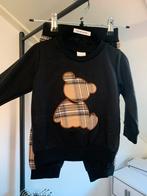 Broek en trui met beer zwart, Kinderen en Baby's, Babykleding | Maat 80, Jongetje of Meisje, ., Nieuw, Ophalen of Verzenden