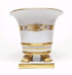 Herend Hongarije porseleinen Empire Gold Ribbon vaasje., Ophalen of Verzenden