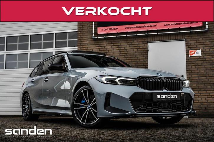 BMW 330e Touring xDrive M Sport|Brooklyn Grau|Pano|M-Stoelen, Auto's, BMW, Bedrijf, 3-Serie, 4x4, ABS, Achteruitrijcamera, Adaptive Cruise Control