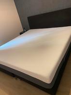 GRATIS - Ikea bed 180x200 + Emma matras, Ophalen, Gebruikt, Zwart, Tweepersoons