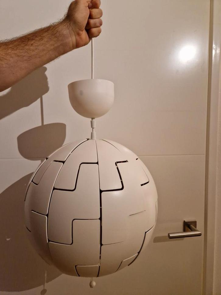 Ikea design Hanglamp - Puzzle Lamp Ps2014, Huis en Inrichting, Lampen | Hanglampen, Zo goed als nieuw, Minder dan 50 cm, Kunststof