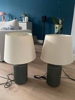 Twee IKEA tafellampen, Huis en Inrichting, Lampen | Tafellampen, Ophalen, Zo goed als nieuw, Stof, 50 tot 75 cm