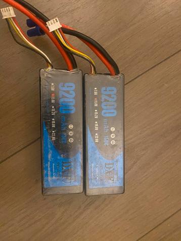 2x DXF 3S LiPo Batterijen 9200mAh beschikbaar voor biedingen