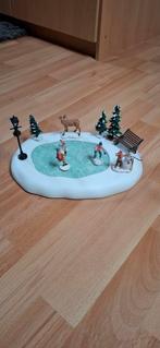 Lemax schaatsbaan met beweging, Diversen, Kerst, Ophalen, Zo goed als nieuw