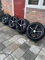 AC Schnitzer type 4 21inch 5x120 breedset hoog glans zwart, Ophalen, Overige, 21 inch, Band(en)