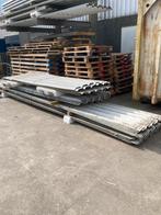 Damwandplaten platen, Doe-het-zelf en Verbouw, 15 m² of meer, Grijs, Gebruikt, Metaal