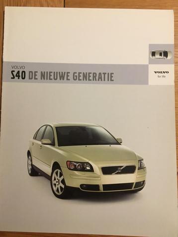 5x Volvo S40 + V40 + XC40 folders/brochures Nederland+D+GB beschikbaar voor biedingen