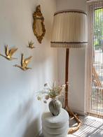 Unieke vintage Rotan vloerlamp jaren ‘60 Rohé Noordwolde, Ophalen, Overige materialen, Gebruikt, Vintage