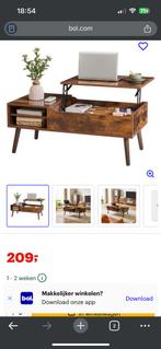 Uitklapbare Salontafel, Huis en Inrichting, Tafels | Salontafels, Ophalen, 100 tot 150 cm, 50 tot 100 cm, Zo goed als nieuw