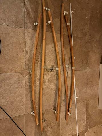 5 Trapleuningen: 3x 160cm, 2x 195cm beschikbaar voor biedingen