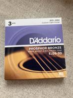 D’Addario EJ26 EJ26-3D, Phosphor Bronze 3-pack snaren, Muziek en Instrumenten, Snaarinstrumenten | Gitaren | Akoestisch, Ophalen