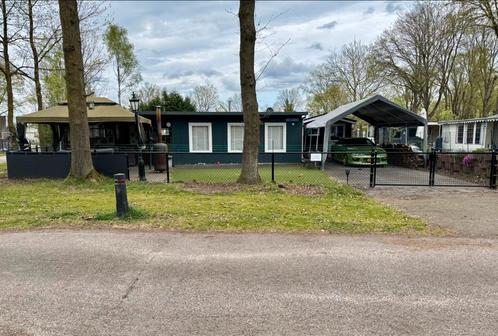 Zeer nette stacaravan met aanbouw!, Huizen en Kamers, Recreatiewoningen te koop, Noord-Brabant, Chalet, A