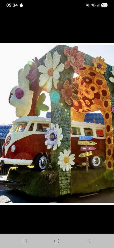 Volkswagen Bloemencorso Praalwagen t1, Verzamelen, Overige Verzamelen, Gebruikt, Ophalen of Verzenden