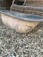 Brocante klein zinken bad/bloembak, Ophalen, Gebruikt, Minder dan 30 cm, Tuin