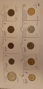 Duitsland 10 mark zilver en pfennig  moeilijke jaren, Ophalen of Verzenden, Duitsland, Zilver