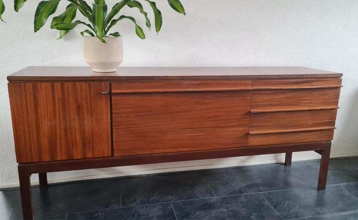 Prachtige retro vintage dressoir kast, Huis en Inrichting, Kasten | Dressoirs, Gebruikt, 25 tot 50 cm, Ophalen