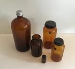 Set oude vintage flessen uit de jaren 50, Ophalen of Verzenden