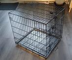 Honden bench zwart metaal inklapbaar, Dieren en Toebehoren, Hondenhokken, Ophalen, Gebruikt, Minder dan 65 cm, Minder dan 75 cm