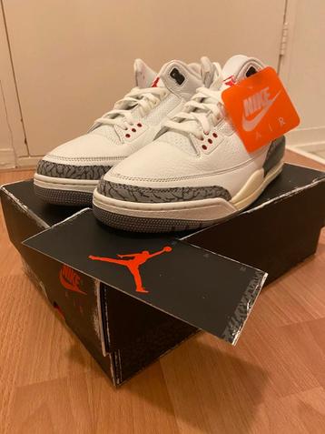 Nike Air Jordan 3 III White Cement Reimagined EU 44 DS beschikbaar voor biedingen
