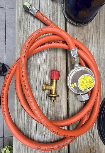 Campingaz drukregelaar adapter + regelaar en slang beschikbaar voor biedingen