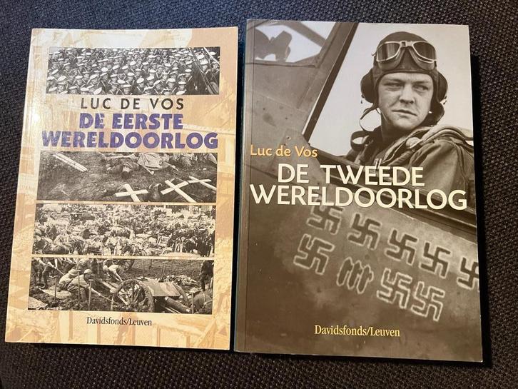 De Eerste Wereldoorlog/ De tweede wereldoorlog - Luc De Vos, Boeken, Oorlog en Militair, Zo goed als nieuw, Algemeen, Tweede Wereldoorlog