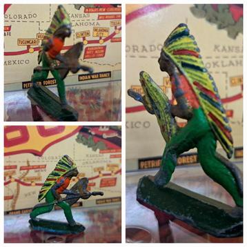 Barclay Manoil Vintage Native Indian 1/32 beschikbaar voor biedingen