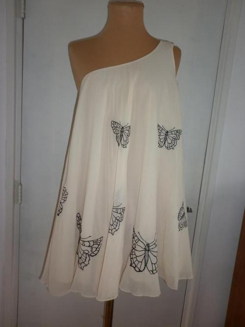 zomers jurkje maat: M merk : Rare, Kleding | Dames, Jurken, Zo goed als nieuw, Maat 38/40 (M), Wit, Boven de knie, Verzenden