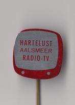 Aalsmeer Hartelust Radio TV speldje, Verzamelen, Speldjes, Pins en Buttons, Gebruikt, Niet vindbaar, Niet vindbaar, Speldje of Pin