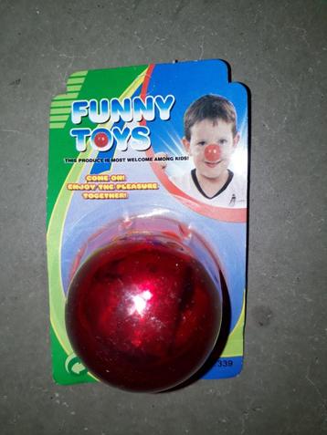 Knipperende LED clownsneus - nieuw in verpakking beschikbaar voor biedingen