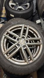 Winterset | Michelin 215/55 R17 | Dezent velgen, Auto-onderdelen, Banden en Velgen, Ophalen, 215 mm, 17 inch, Winterbanden