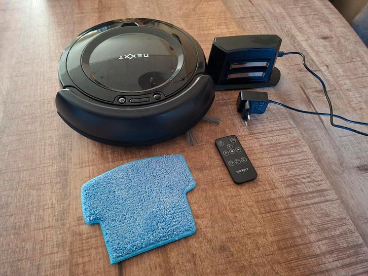 Nexxt 3-in-1 Robotstofzuiger, Witgoed en Apparatuur, Stofzuigers, Zo goed als nieuw, Robotstofzuiger, Minder dan 1200 watt, Reservoir