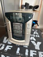 LG Microset met radio en CD en Cassette, Ophalen of Verzenden, Gebruikt, Cassettedeck, Microset