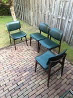 Vintage Groene Stoelen - Set van 4, Ophalen, Gebruikt, Overige kleuren, Vier