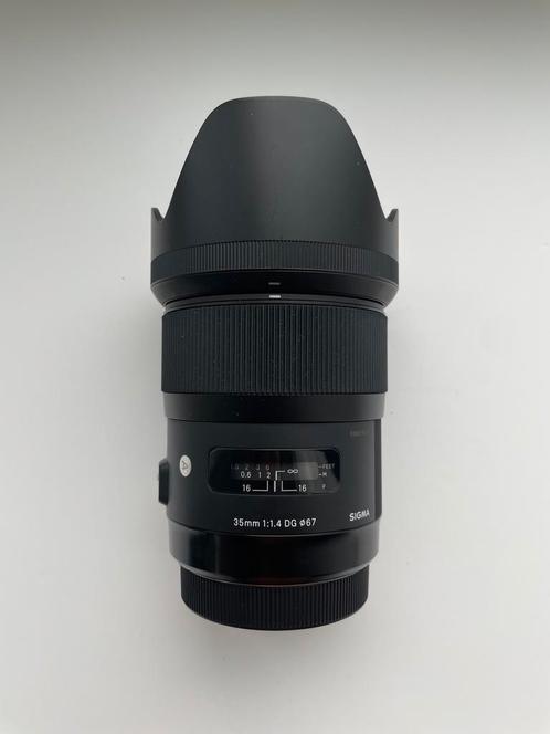 Sigma 35mm F1.4 ART DG HSM Canon EF, Audio, Tv en Foto, Fotografie | Lenzen en Objectieven, Zo goed als nieuw, Standaardlens, Ophalen of Verzenden